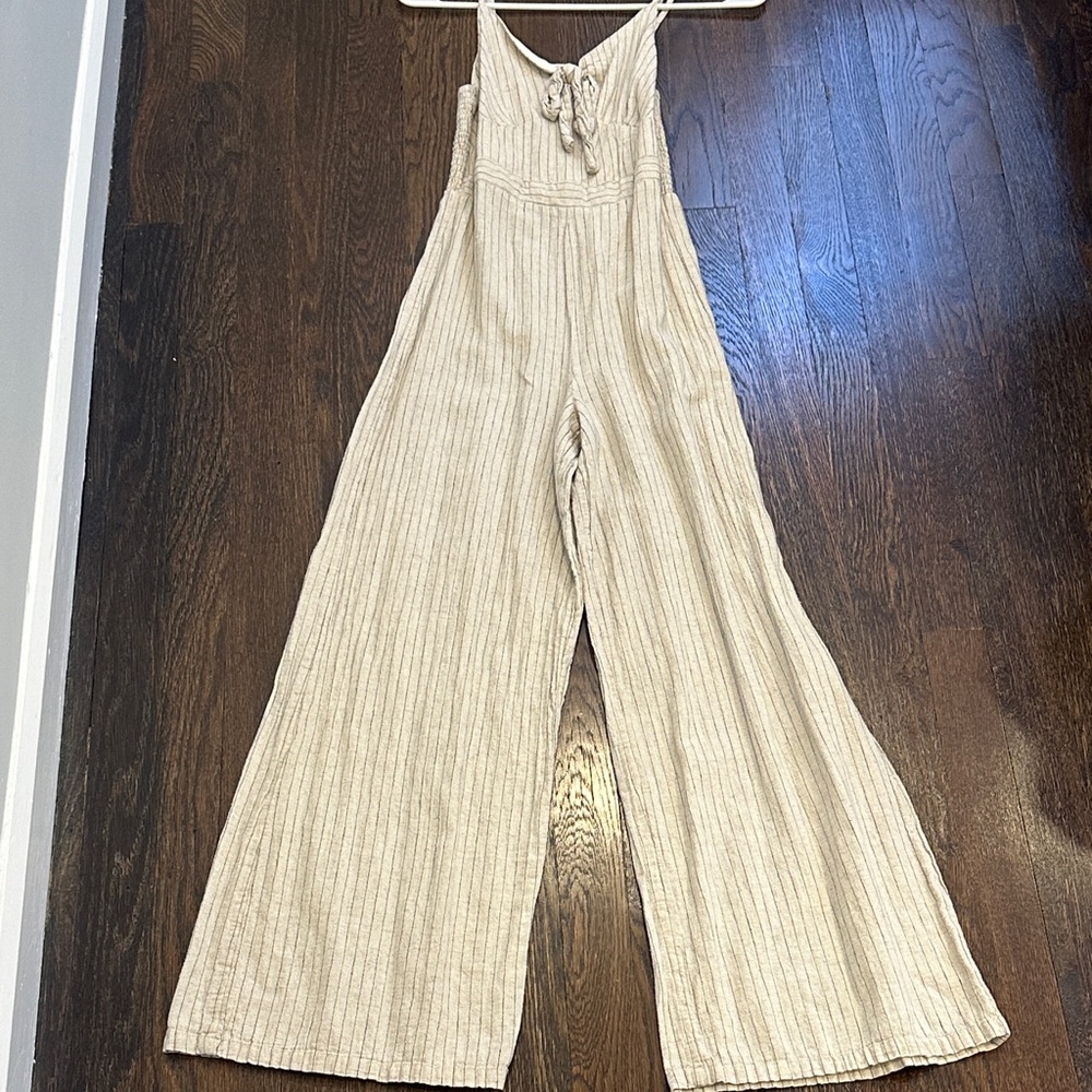 Women's Cream Jumpsuit